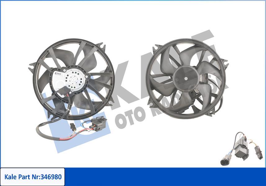 FAN MOTORU P308-P407-P807-C5-C8 1.6 HDİ-1.8/2.0 16V - KALE - OEM 1253.N5